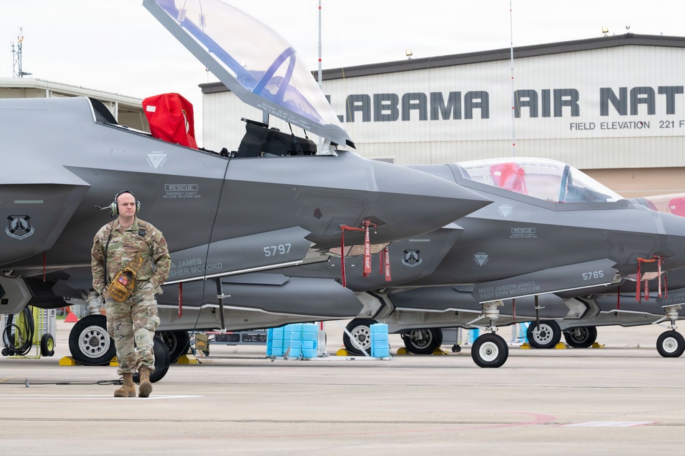 187th Fighter Wing members conduct combat readiness exercise
