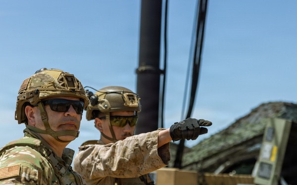 Brig. Gen. Filler visits JTF-SB Service Members in San Deigo Sector