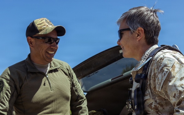 Brig. Gen. Filler visits JTF-SB Service Members in San Deigo Sector