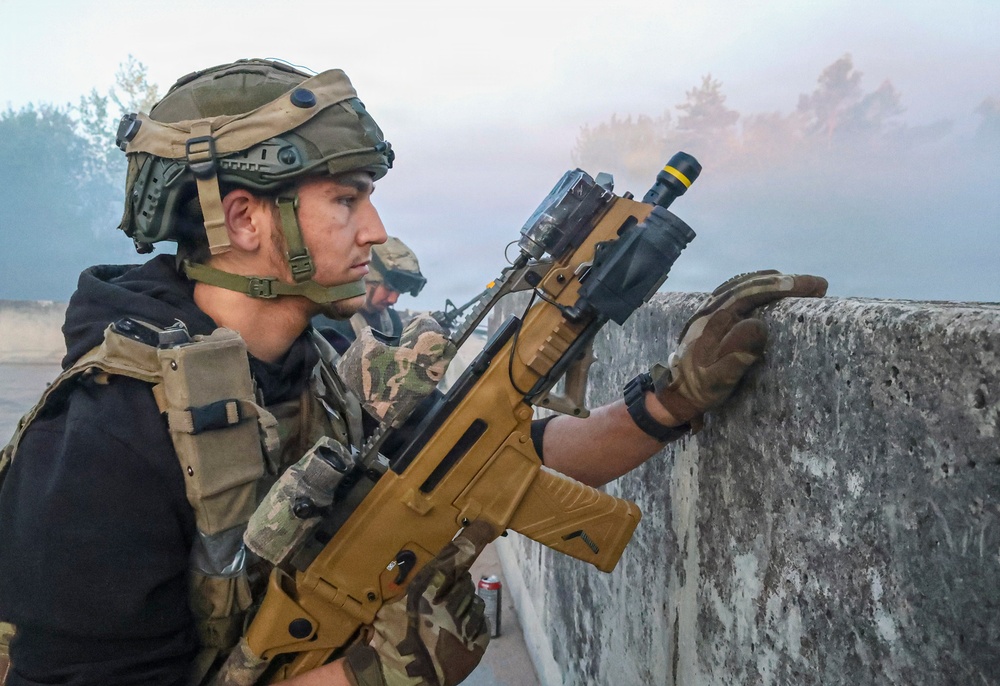 Views from the final battle of exercise Combined Resolve 26-07