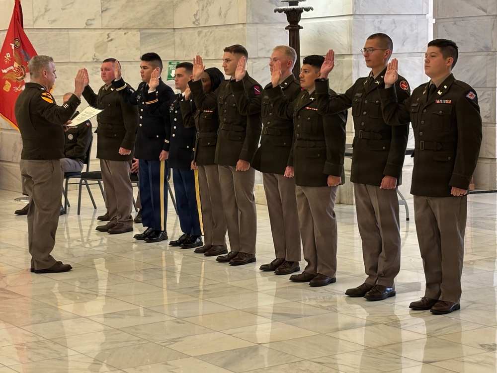 Arkansas National Guard Commissions Nine Officers