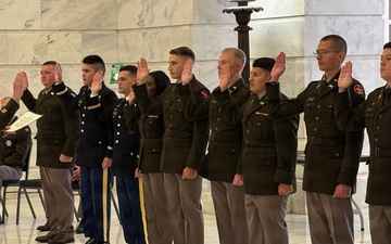 Arkansas National Guard Commissions Nine Officers