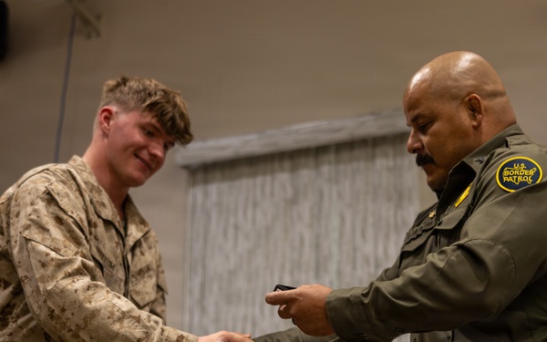 U.S. Border Patrol recognizes and awards JTF-SB Marines
