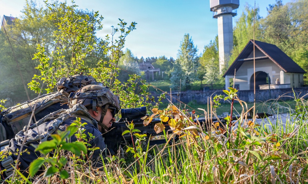 Views from the final battle of exercise Combined Resolve 26-07
