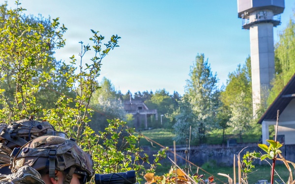 Views from the final battle of exercise Combined Resolve 26-07