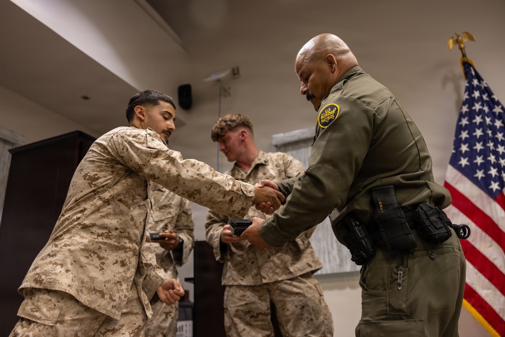 U.S. Border Patrol recognizes and awards JTF-SB Marines