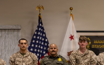 U.S. Border Patrol recognizes and awards JTF-SB Marines