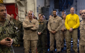CENTCOM Commander visits USS Tripoli