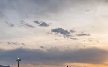 OA-1K Skyraider II Oklahoma sunrise flightline photos