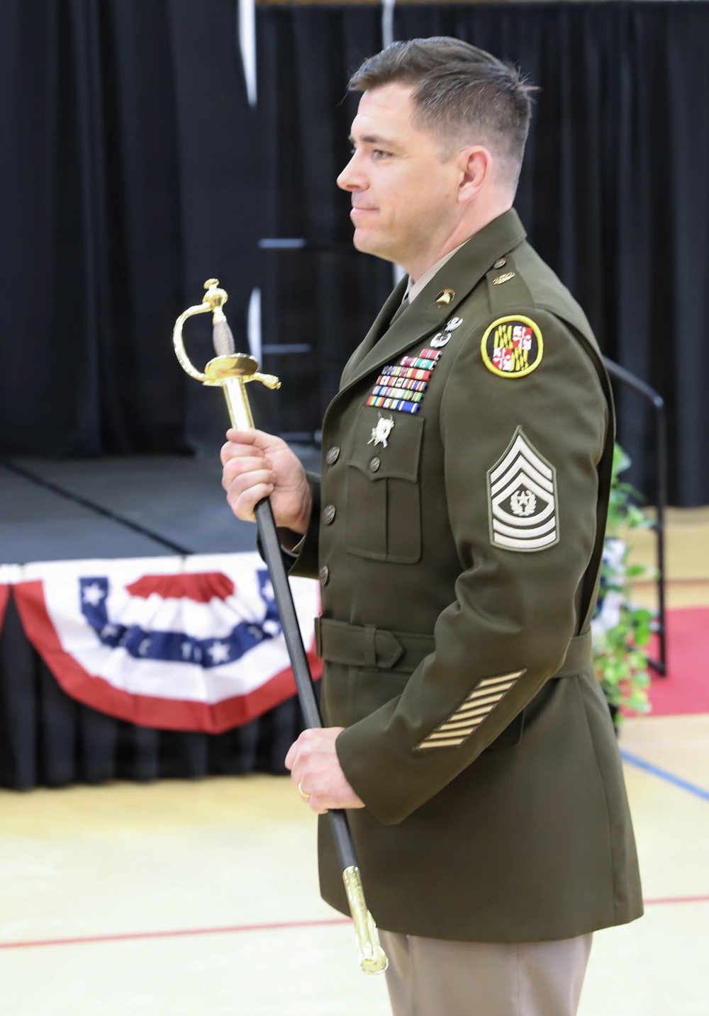 Maryland National Guard welcomes incoming command sergeant major and bids farewell to CSM David Harry