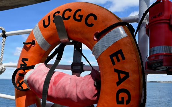 Coast Guard Cutter Eagle gets underway for 106-day summer training cruise, support of America 250 and Sail 250