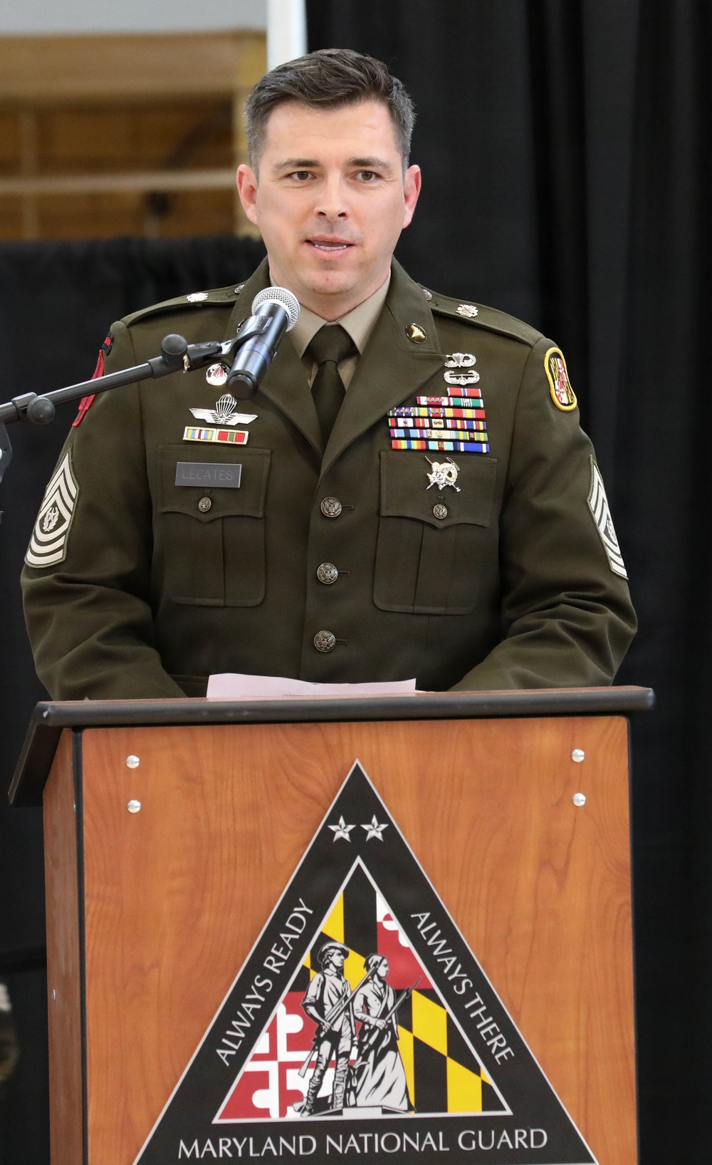 Maryland National Guard welcomes incoming command sergeant major and bids farewell to CSM David Harry
