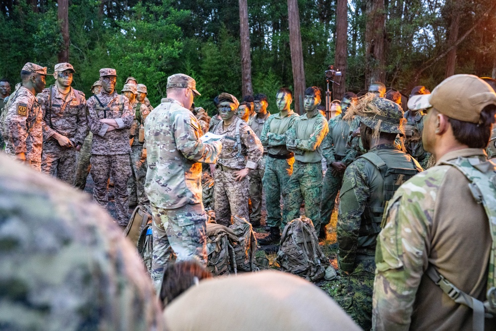 Multinational Soldiers Tackle 10K Run during the 2026 Pacific Land Forces Team Readiness Challenge.