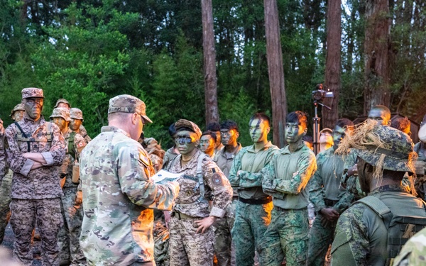 Multinational Soldiers Tackle 10K Run during the 2026 Pacific Land Forces Team Readiness Challenge.