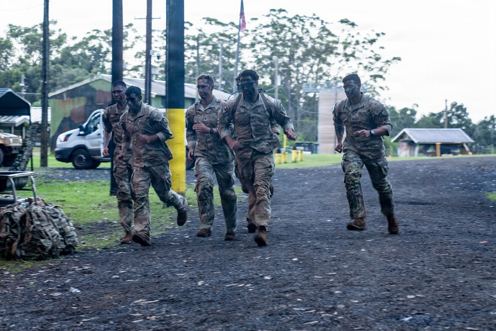 Multinational Soldiers Tackle 10K Run during the 2026 Pacific Land Forces Team Readiness Challenge.