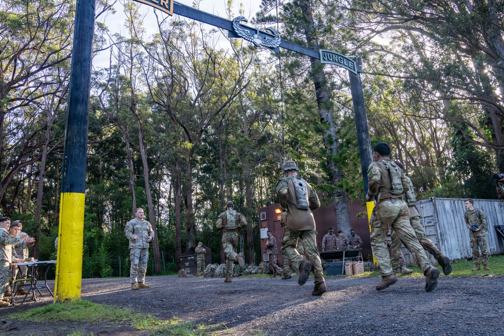 Multinational Soldiers Tackle 10K Run during the 2026 Pacific Land Forces Team Readiness Challenge.