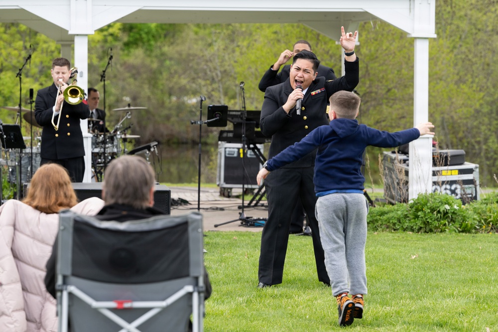 U.S. Navy Band Cruisers perform at Mill Pond Park