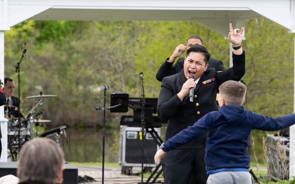 U.S. Navy Band Cruisers perform at Mill Pond Park