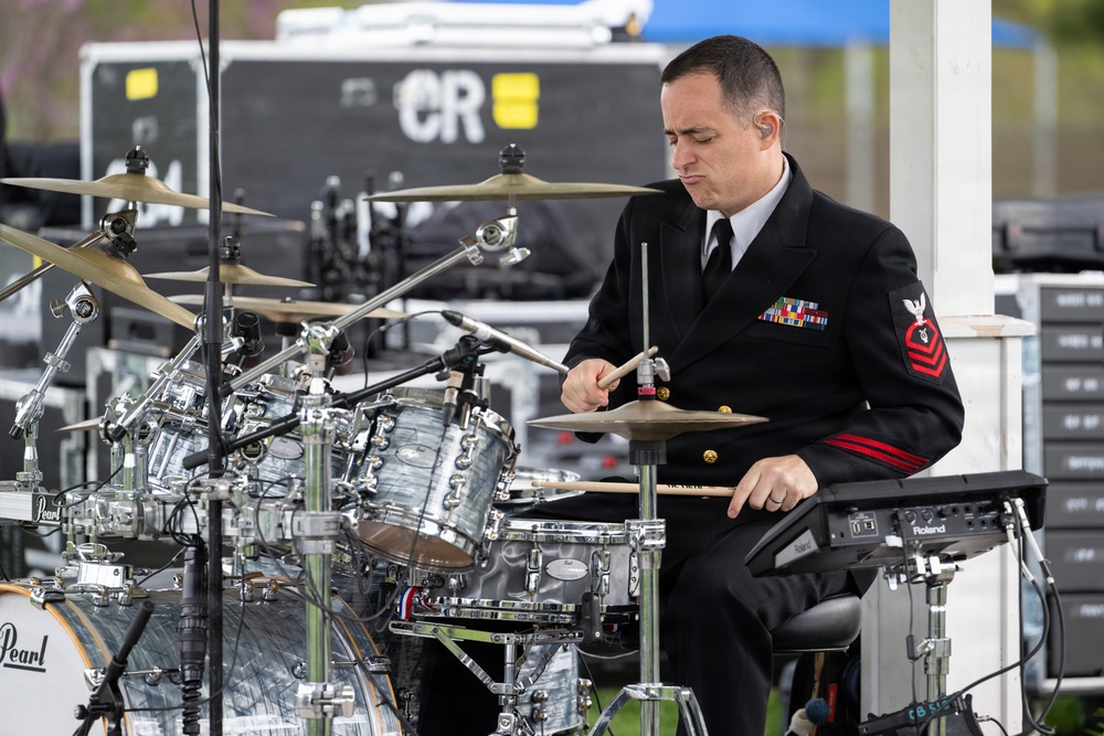 U.S. Navy Band Cruisers perform at Mill Pond Park
