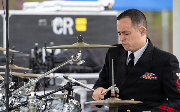 U.S. Navy Band Cruisers perform at Mill Pond Park