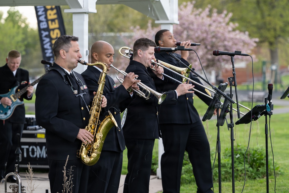 U.S. Navy Band Cruisers perform at Mill Pond Park