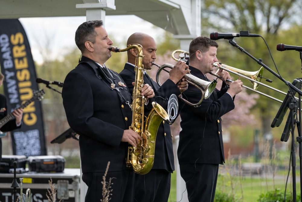 U.S. Navy Band Cruisers perform at Mill Pond Park