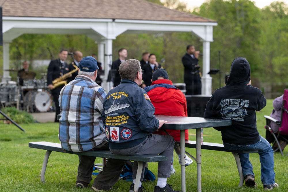 U.S. Navy Band Cruisers perform at Mill Pond Park