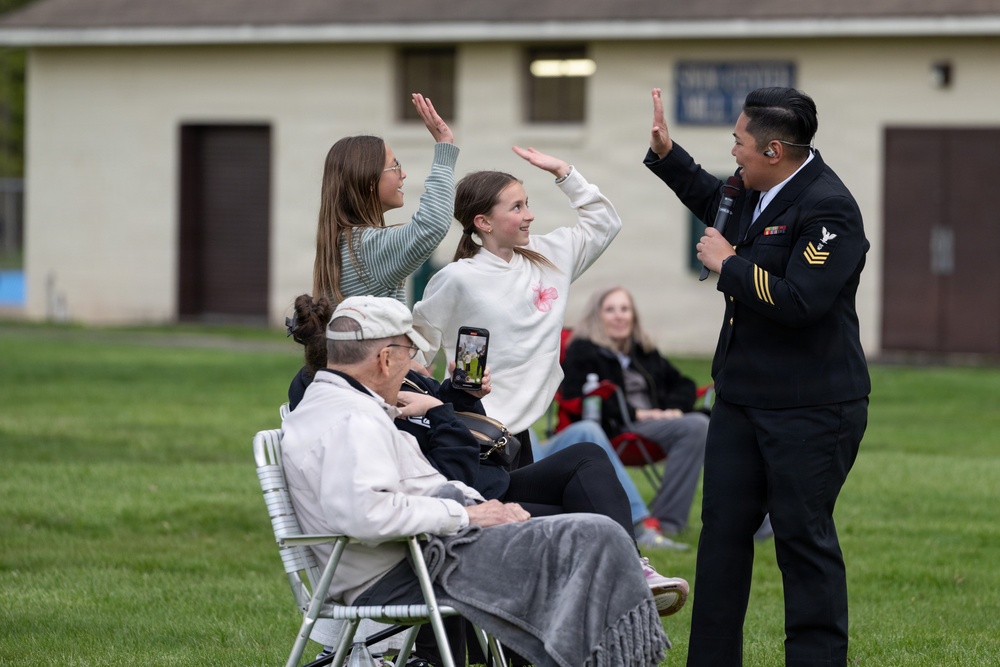 U.S. Navy Band Cruisers perform at Mill Pond Park