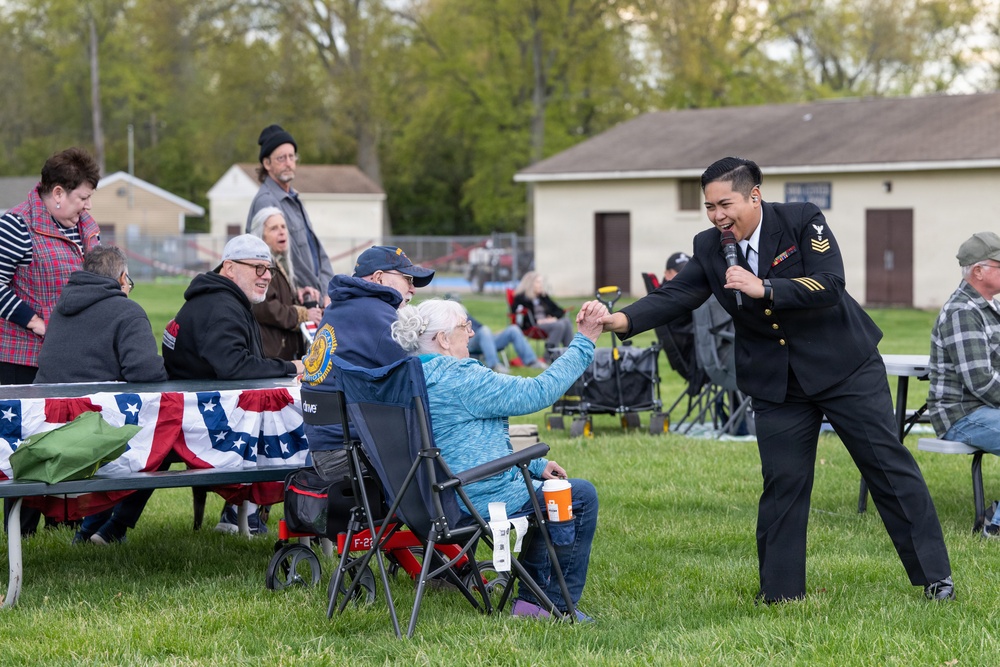 U.S. Navy Band Cruisers perform at Mill Pond Park