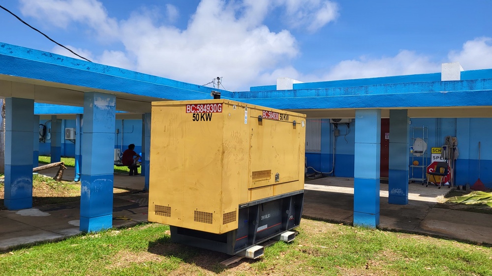 USACE Temporary Emergency Power Continues support to Saipan