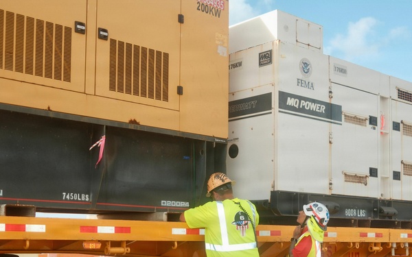 USACE Temporary Emergency Power Continues support to Saipan