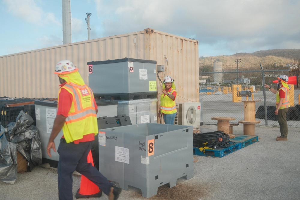 USACE Temporary Emergency Power Continues support to Saipan