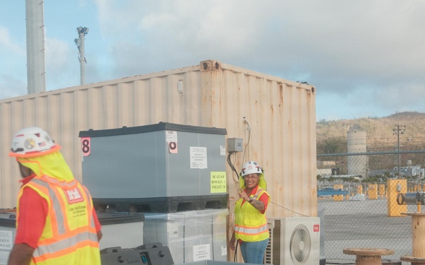 USACE Temporary Emergency Power Continues support to Saipan