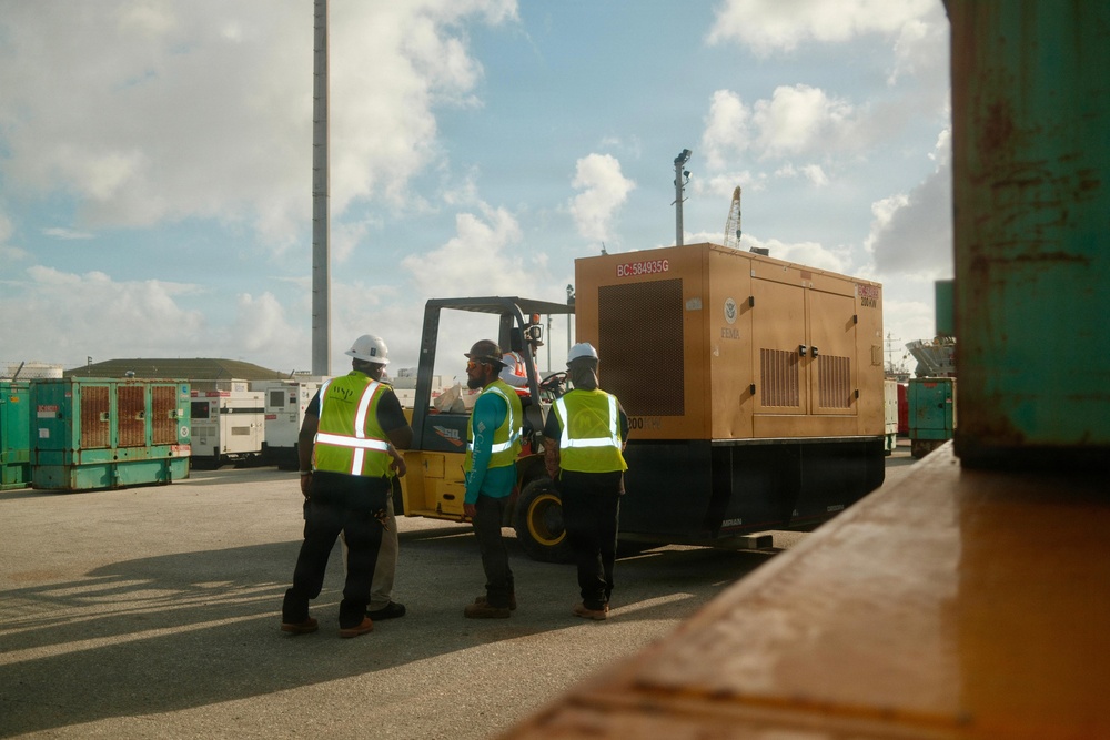 USACE Temporary Emergency Power Continues support to Saipan