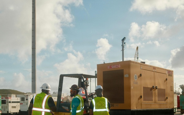 USACE Temporary Emergency Power Continues support to Saipan