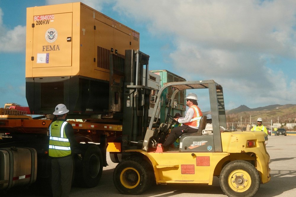 USACE Temporary Emergency Power Continues support to Saipan