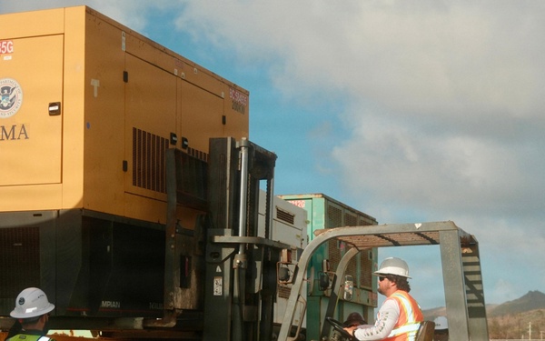 USACE Temporary Emergency Power Continues support to Saipan