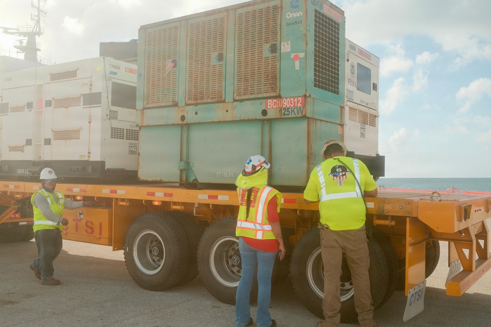 USACE Temporary Emergency Power Continues support to Saipan