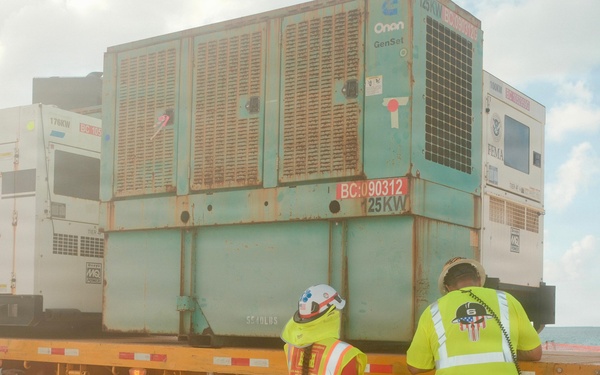 USACE Temporary Emergency Power Continues support to Saipan