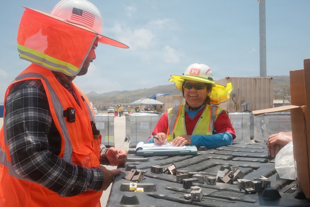 USACE Temporary Emergency Power Continues support to Saipan