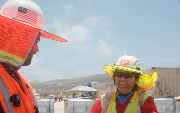 USACE Temporary Emergency Power Continues support to Saipan