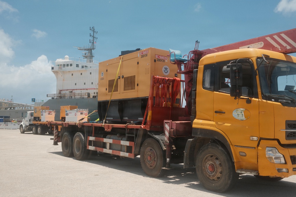 USACE Temporary Emergency Power Continues support to Saipan