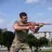 Marines and Japanese Security Guards conduct OC Spray training at Camp Foster