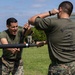 Marines and Japanese Security Guards conduct OC Spray training at Camp Foster