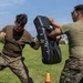 Marines and Japanese Security Guards conduct OC Spray training at Camp Foster