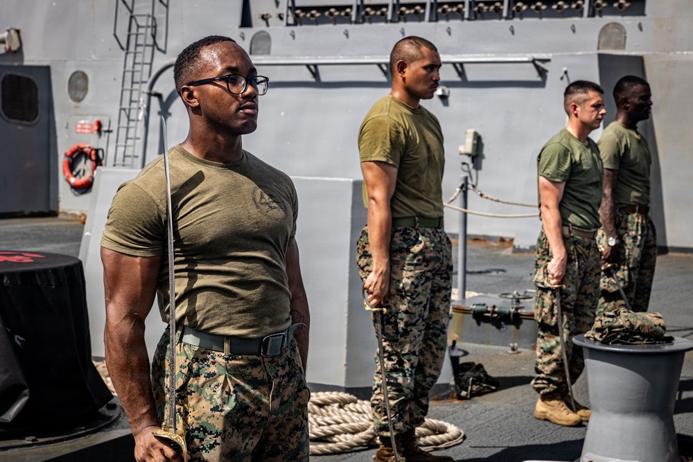 BLT 3/5 Marines Attend Corporals Course Aboard USS Portland