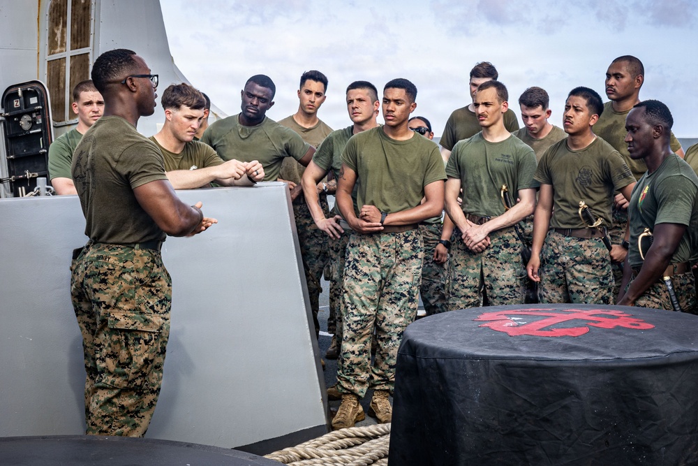 BLT 3/5 Marines Attend Corporals Course Aboard USS Portland
