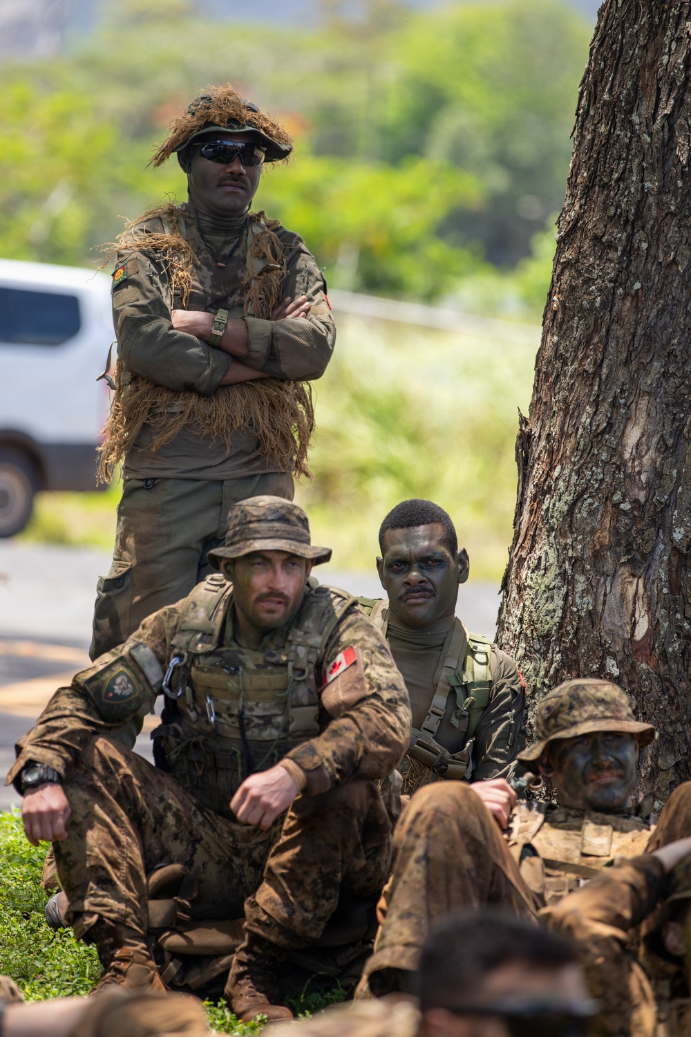 Multinational Soldiers compete in Ruck March for Pacific Land Forces Team Readiness Challenge