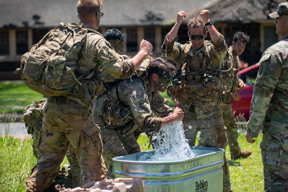 Multinational Soldiers compete in Ruck March for Pacific Land Forces Team Readiness Challenge