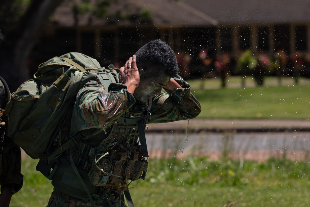 Multinational Soldiers compete in Ruck March for Pacific Land Forces Team Readiness Challenge